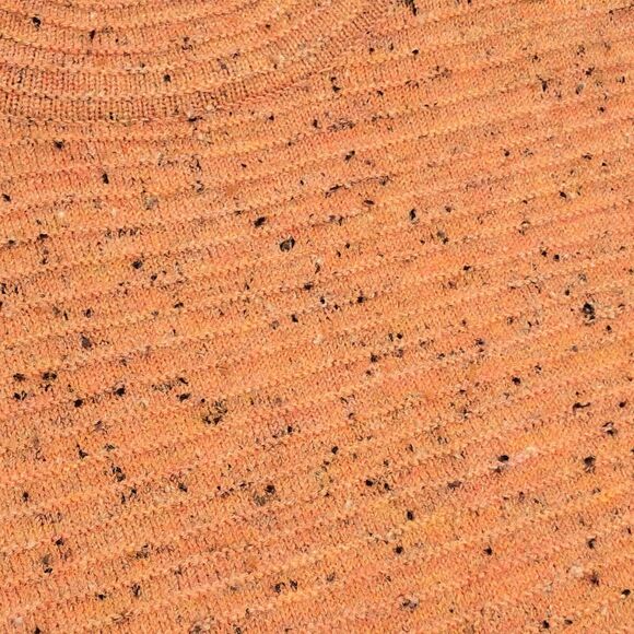 Sundance Wool Blend Knit Sweater Womens XS Speckled Peach Mock Neck High Low - Picture 2 of 5